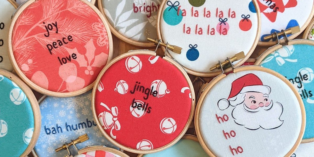 Embroidered Christmas Decoration