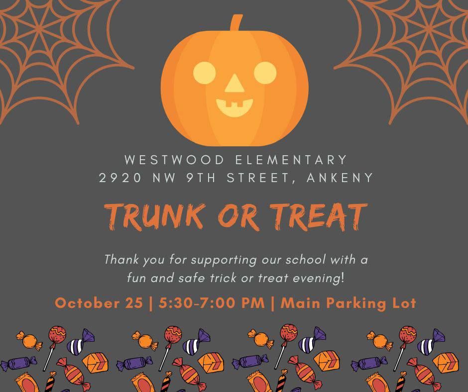 Westwood Trunk or Treat 2920 NW 9th St, Ankeny, IA, United States