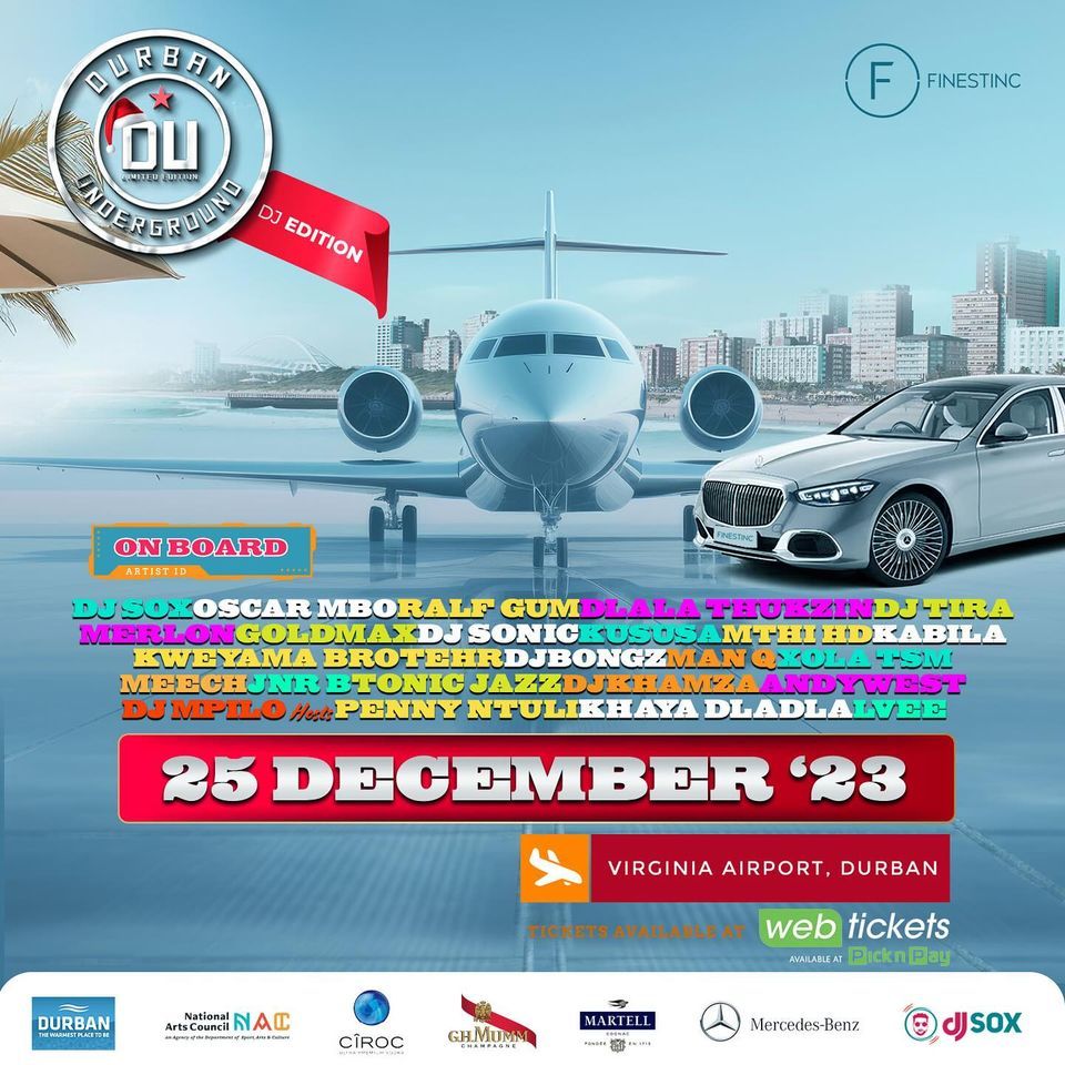 Durban Underground Virginia Airport, Durban North December 25 to