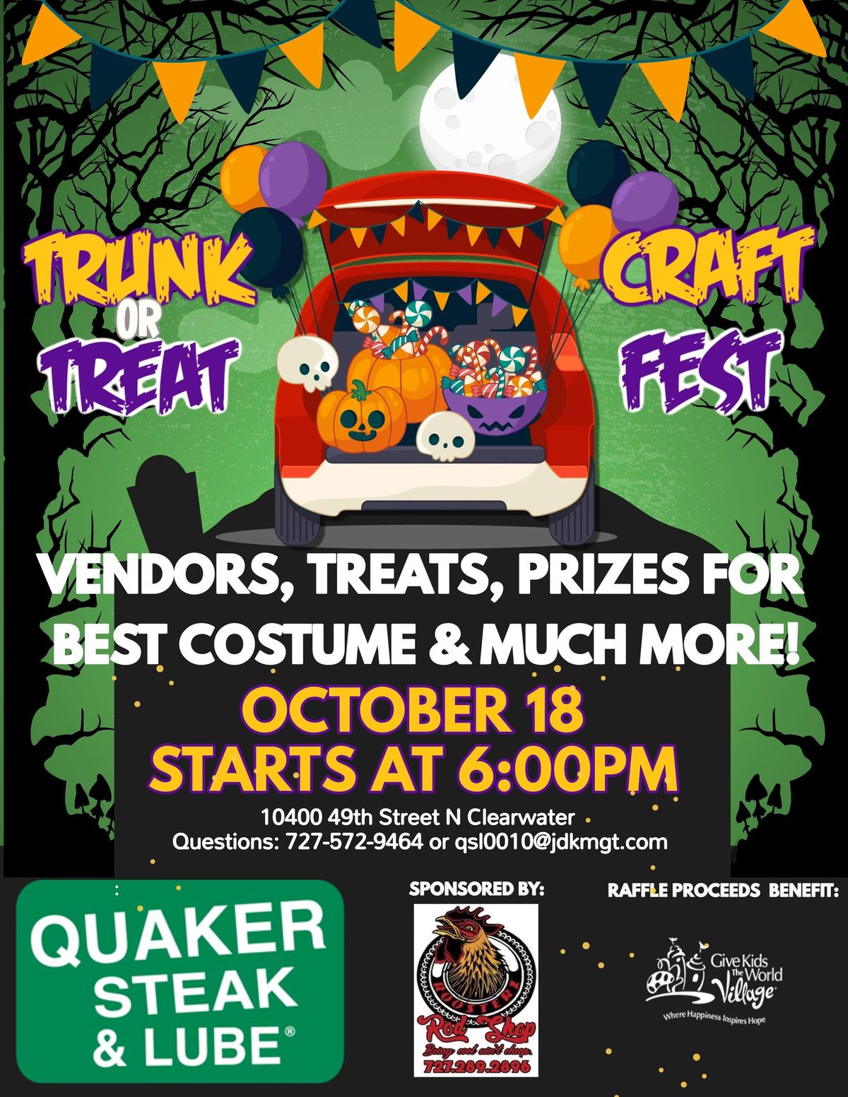 Craft Festival and Trunk or Treat 