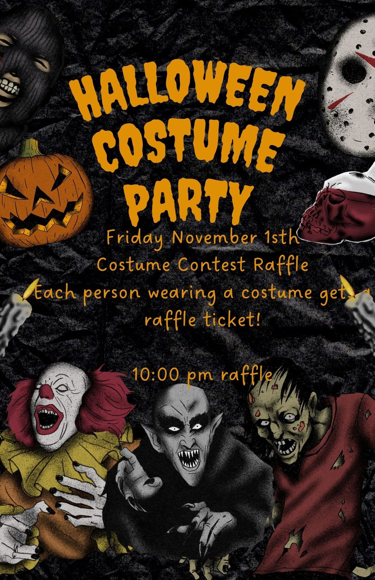 Halloween Costume Contest Raffle