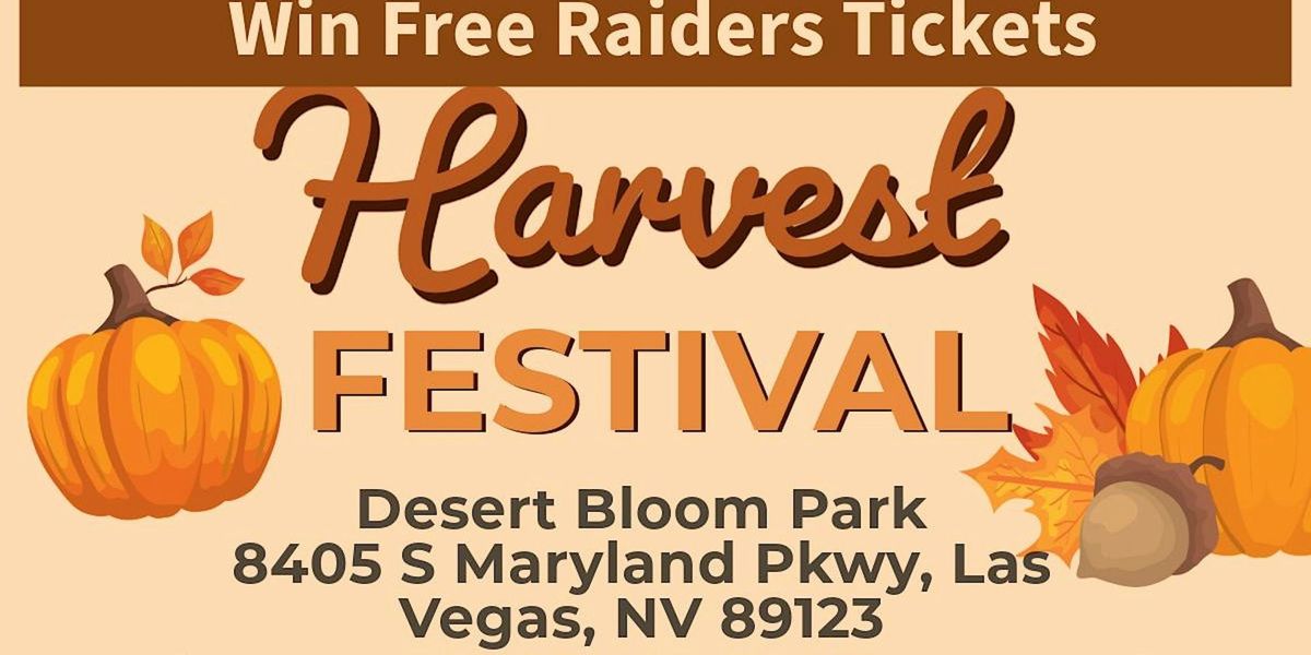 FREE Harvest Festival,"Giving Back to Our Community"