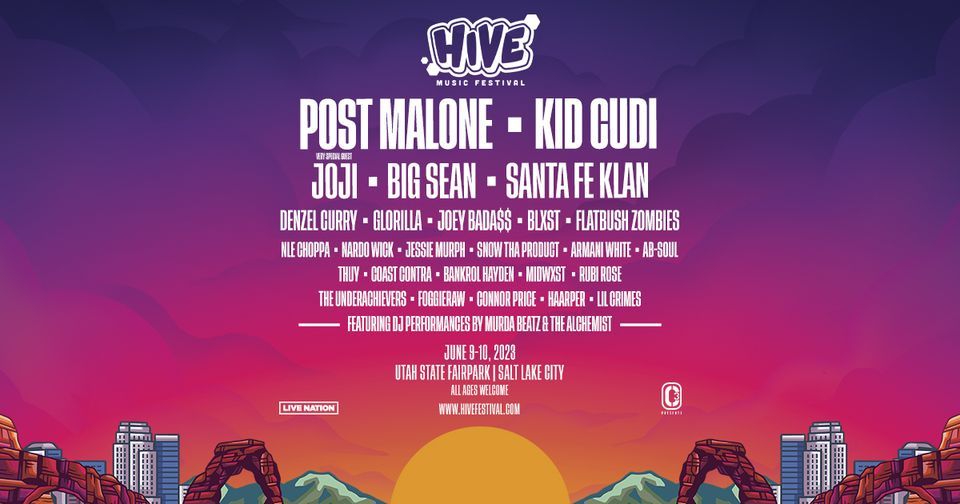 Hive Music Festival 2023 Utah State Fairpark, Salt Lake City, UT