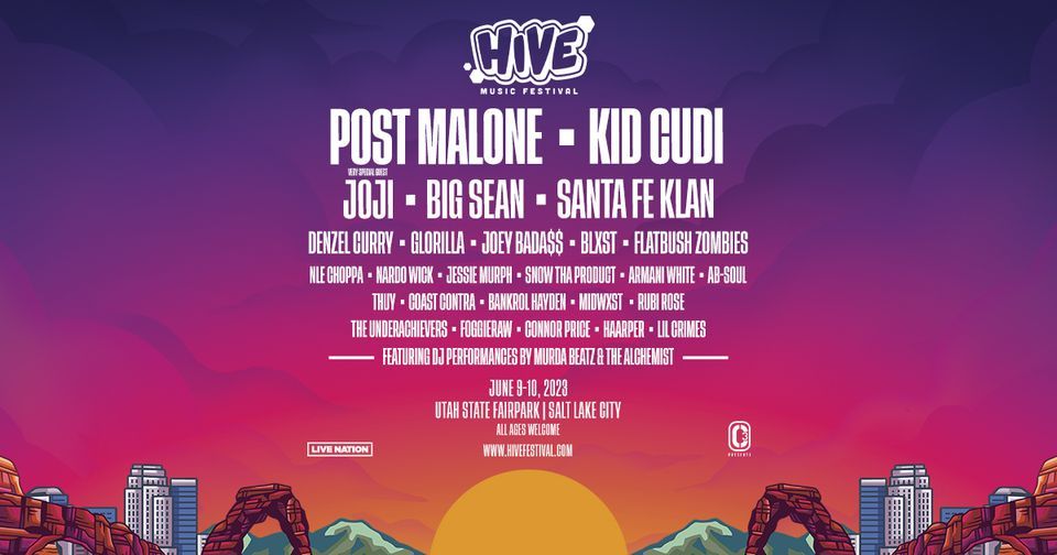 Hive Music Festival 2025 Utah State Fairpark, Salt Lake City, UT