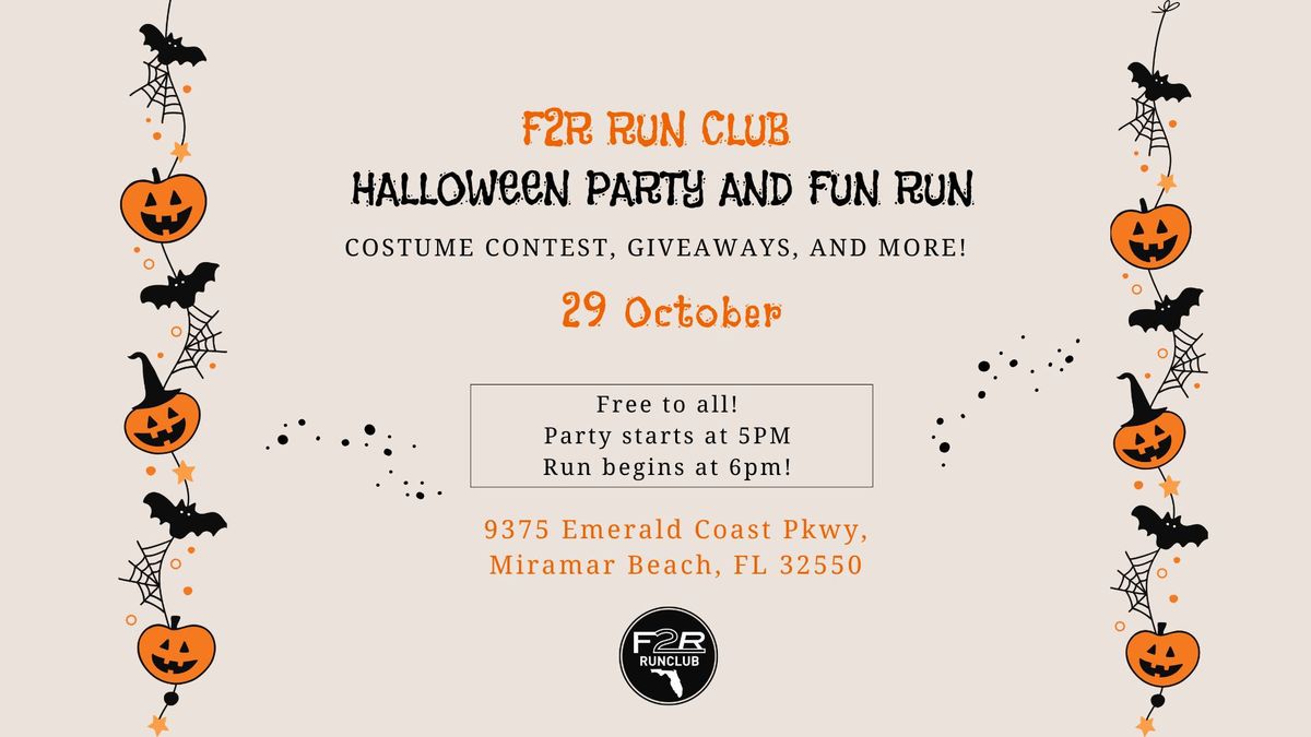 F2R Run Club Halloween Hustle Party + Fun Run