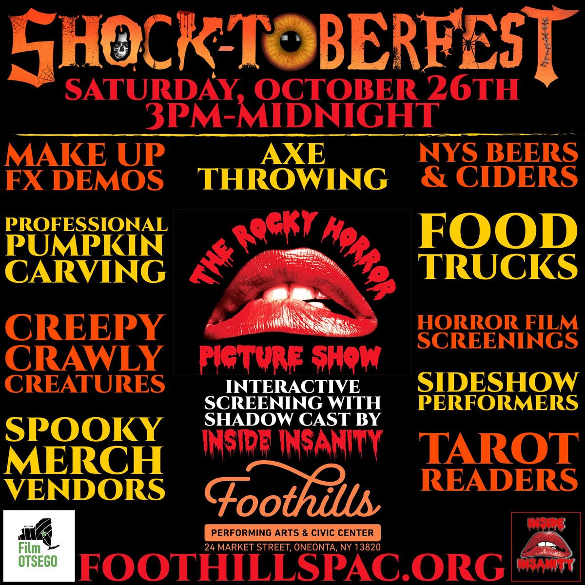 SHOCK-TOBERFEST 2024 \/ Foothills, Oneonta