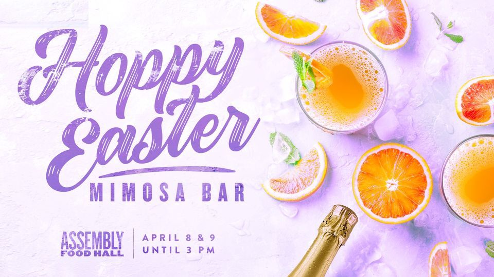 Easter Weekend Mimosa Bar