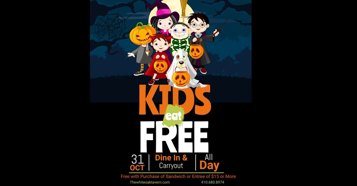 Kids Eat FREE on Halloween