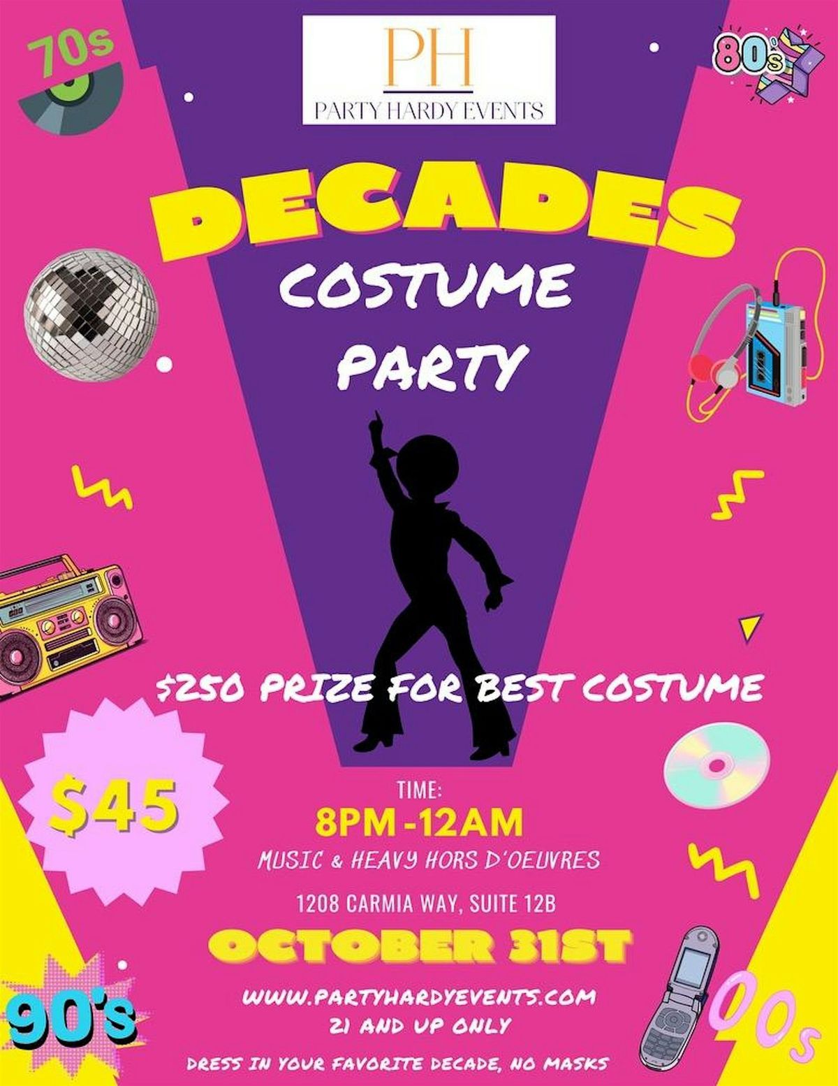 Decades Costume Party