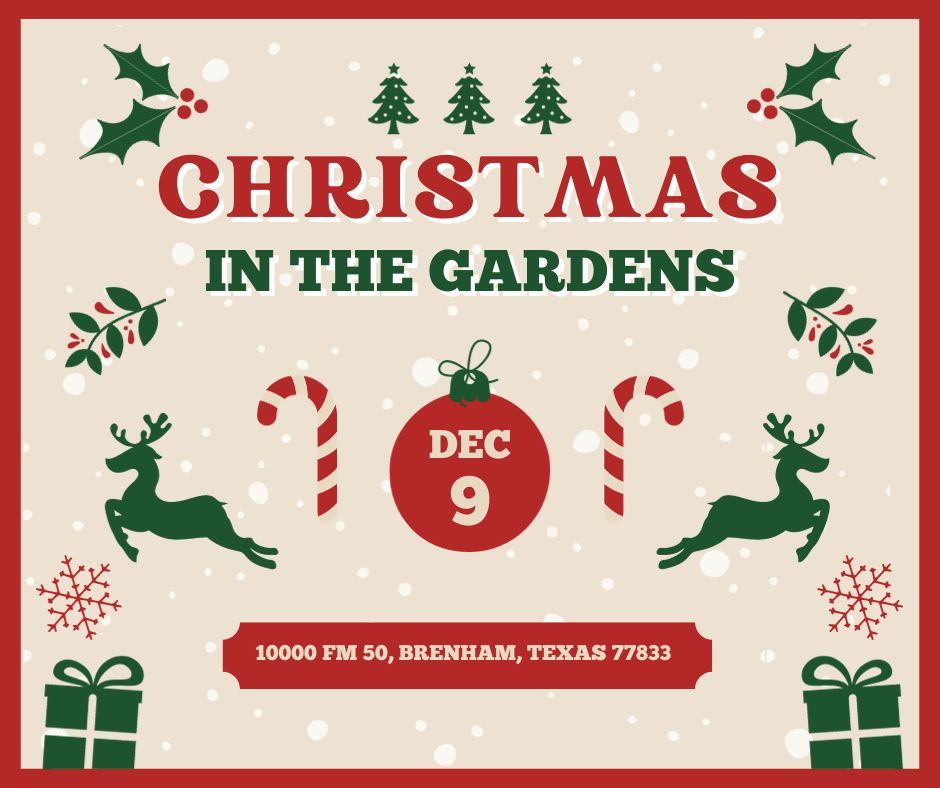 Christmas in the Gardens Antique Rose Emporium, Brenham, TX