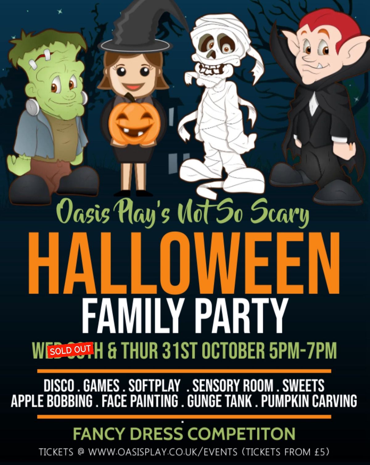 Oasis Play\u2019s Not So Scary Halloween Party