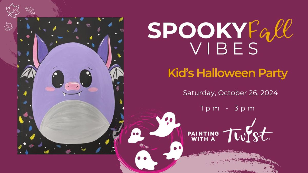 KID'S HALLOWEEN PARTY - Squishy Bat