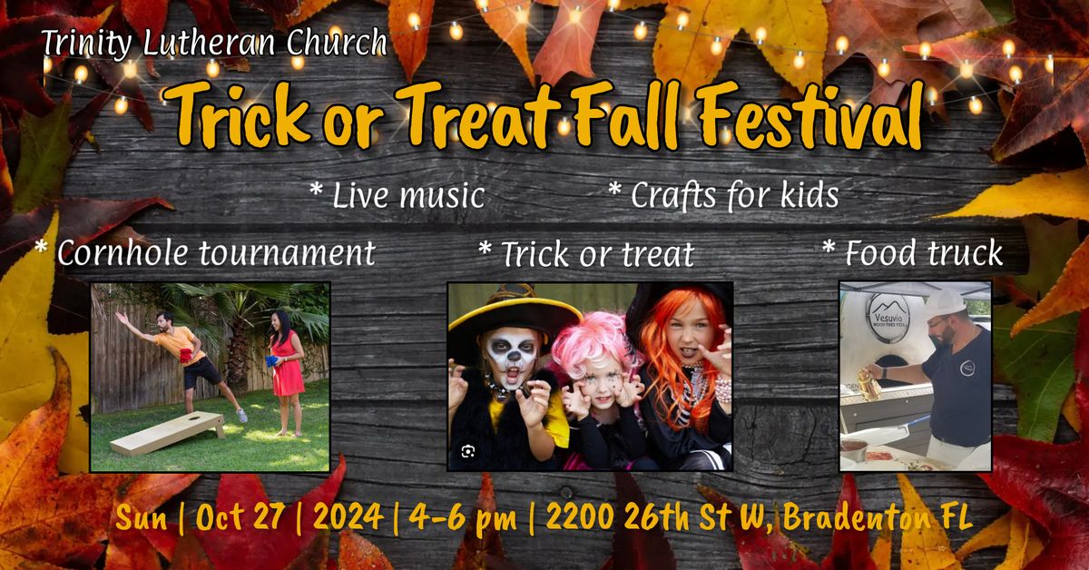 Trick or Treat Fall Festival