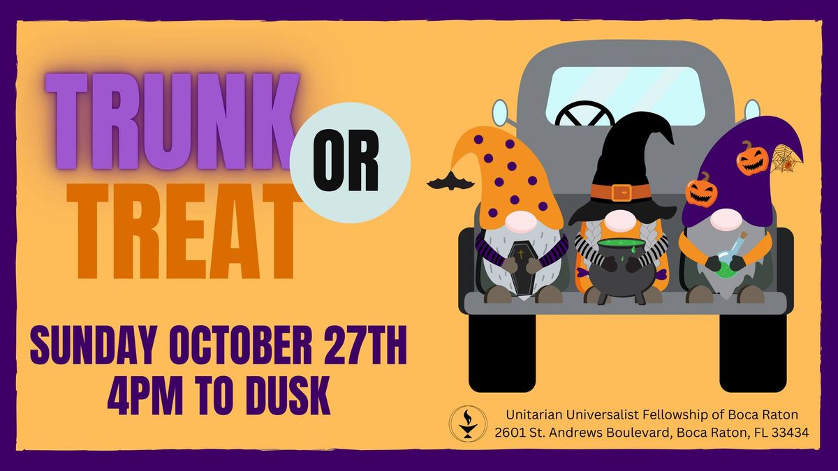 Trunk or Treat & Spooky Storytelling at UUFBR