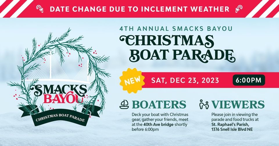 Smacks Bayou 4th Annual Christmas Boat Parade Smacks Bayou Christmas