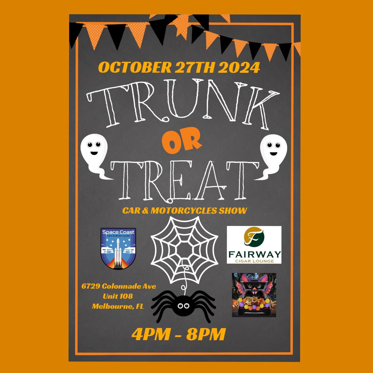 TRUNK A TREAT AT FAIRWAY CIGARS BY SPACE COAST CARS & MOTORCYCLES 