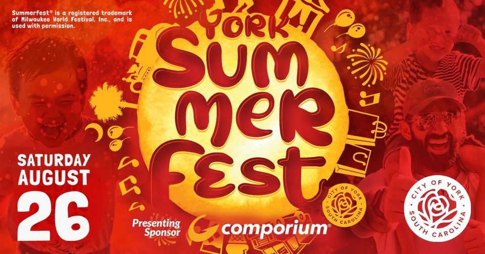York Summerfest Downtown York, SC August 26, 2025
