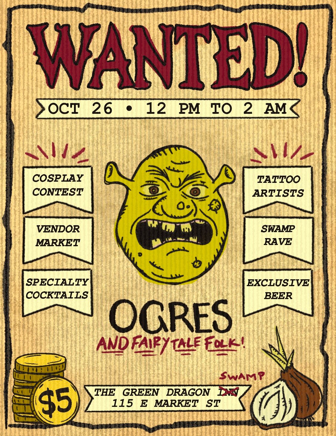 Ogres & Onions: A Swamp-tastic Halloween Festival