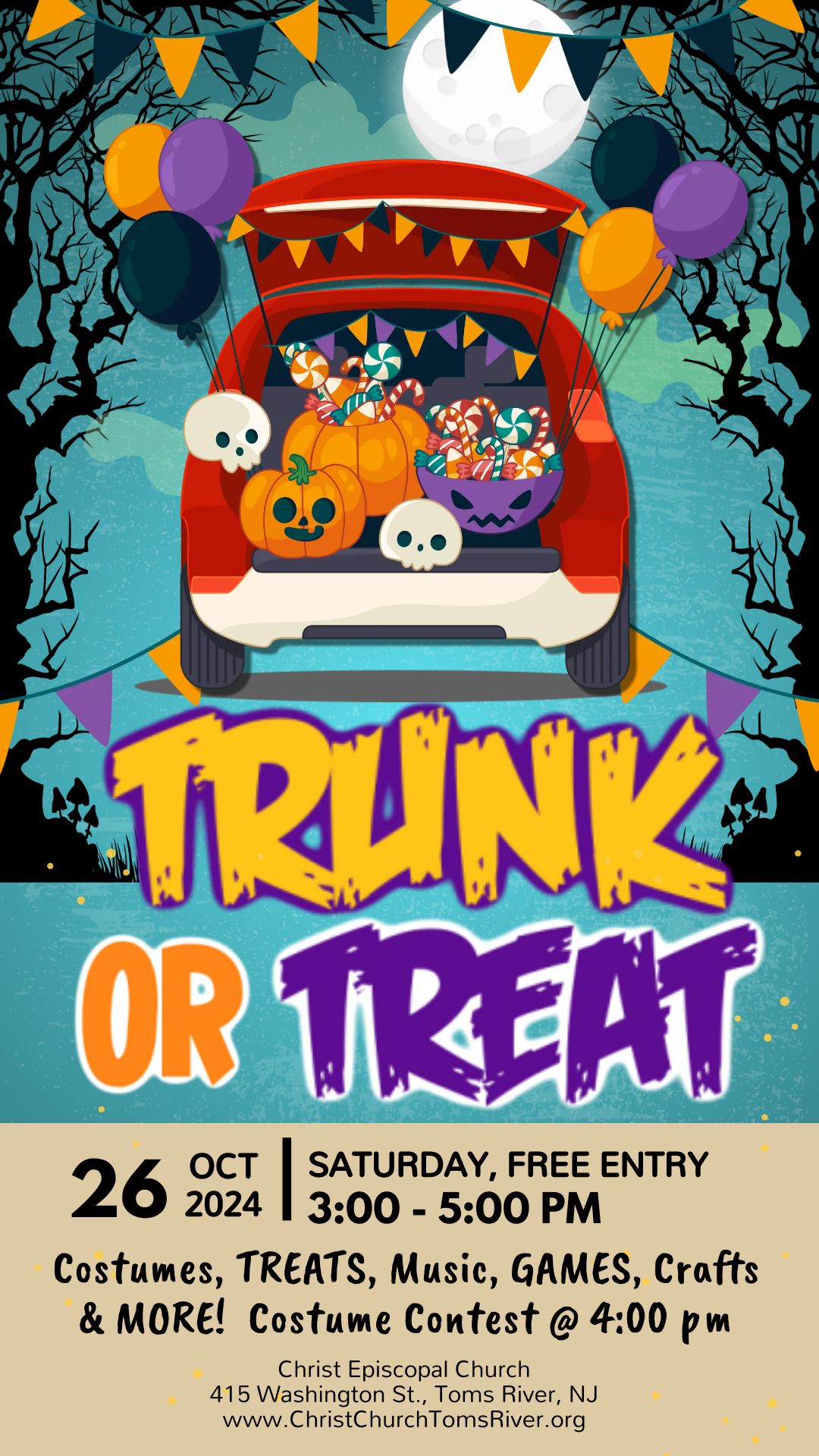 TRUNK OR TREAT!