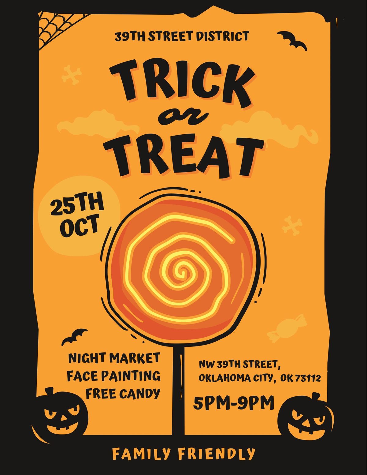 Trick or Treat Themed Night Market 