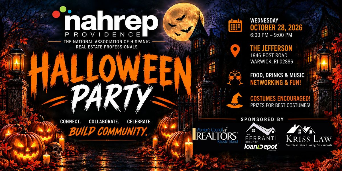 NAHREP Halloween Party in Warwick, Wed Oct 28 | Hunt Halloween