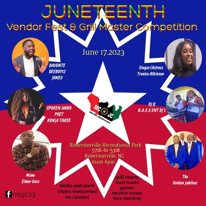 VENDOR FEST & GRILL MASTER COMPETITION Robersonville