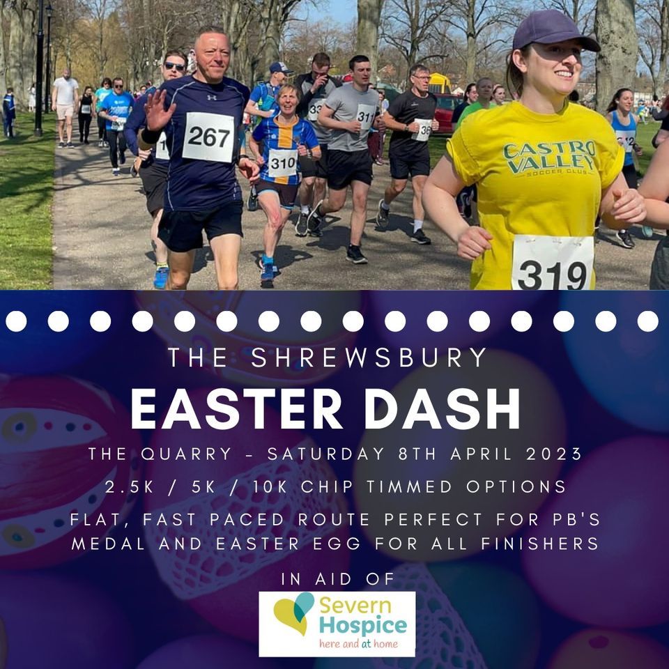 Shrewsbury Easter Dash Shrewsbury Quarry April 8, 2023