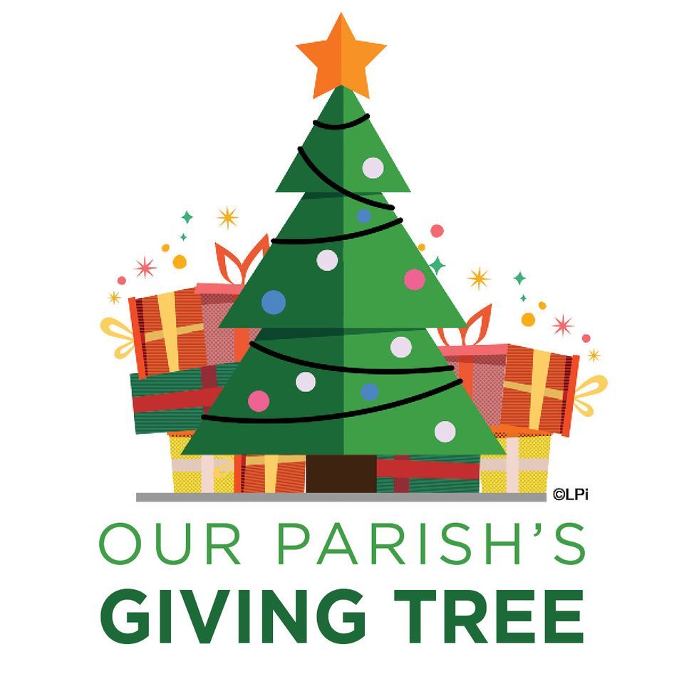 Annual Parish Christmas Giving Tree online November 30, 2023