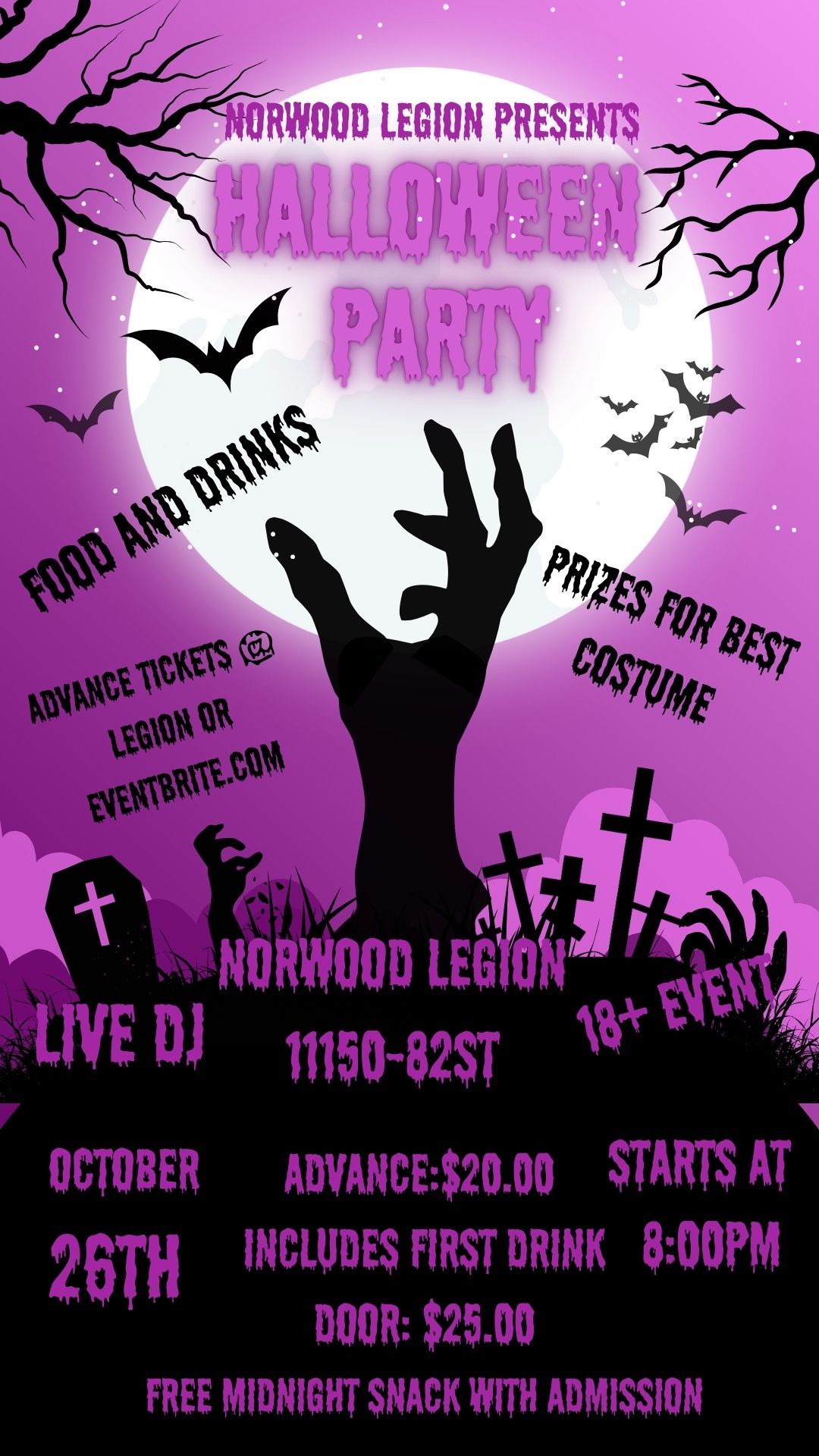 Norwood Halloween Dance and party