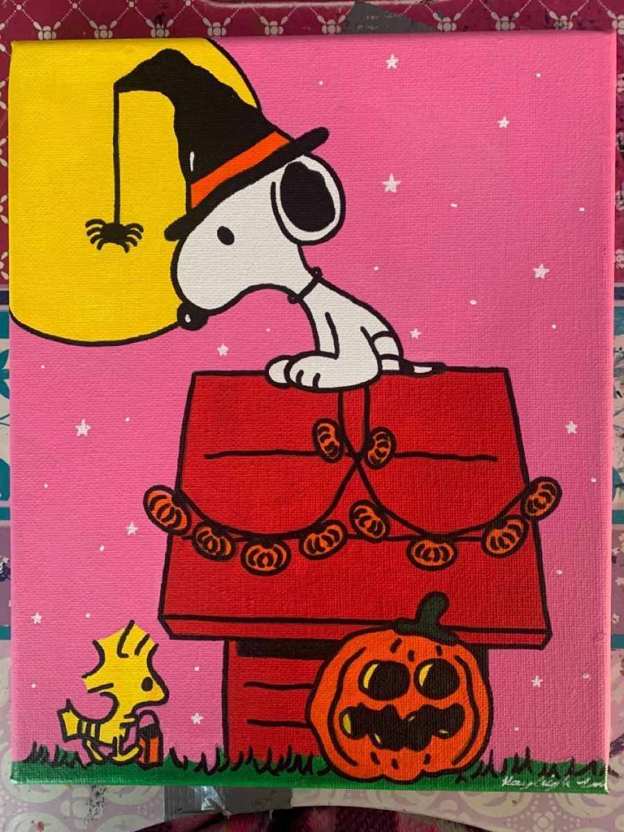 Halloween Snoopy Arty Party Painting Event with Suzee 