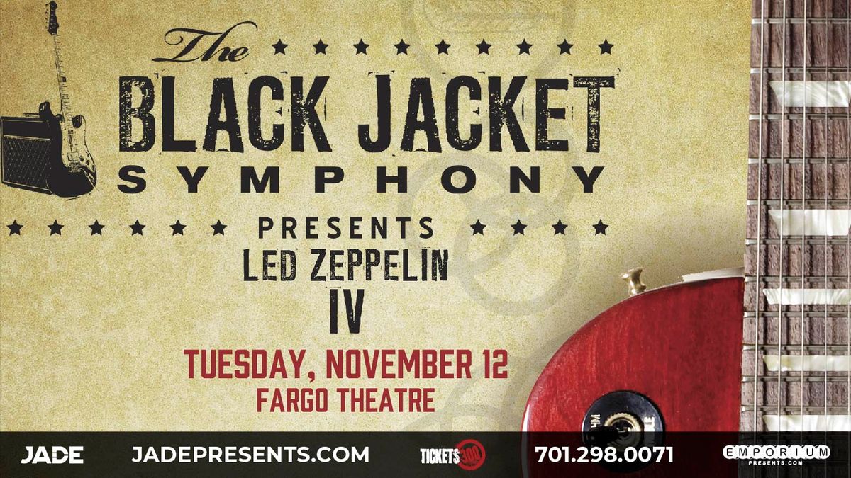 Black Jacket Symphony at Elsinore Theatre