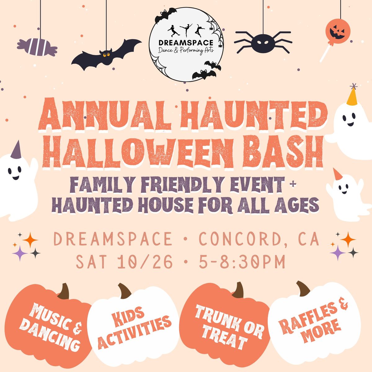 Family Friendly Halloween Bash & Haunted House [Concord, CA]