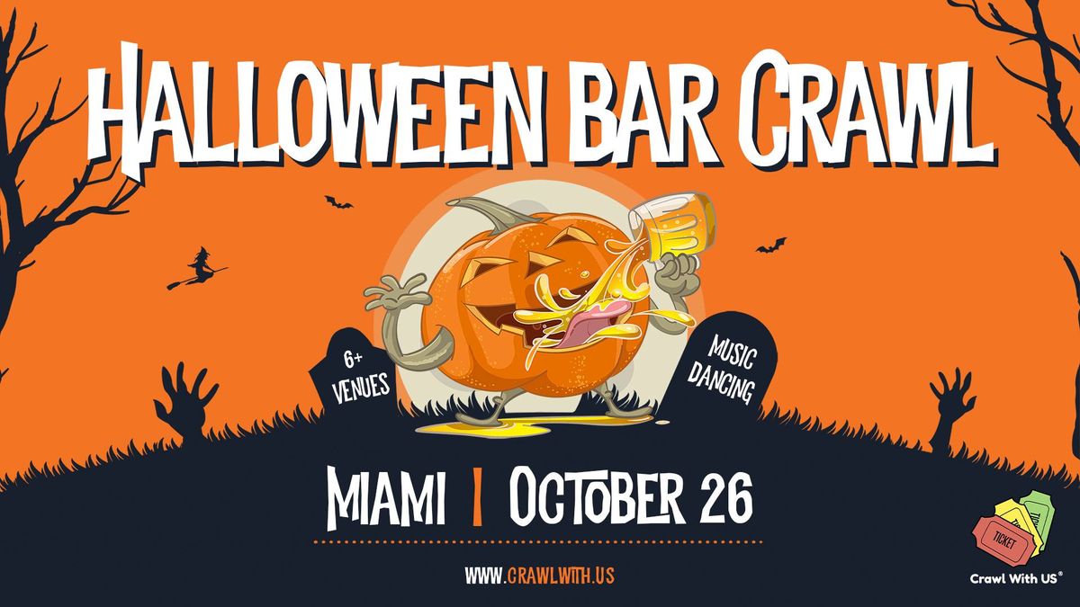 The Official Halloween Bar Crawl - Miami - 7th Annual 