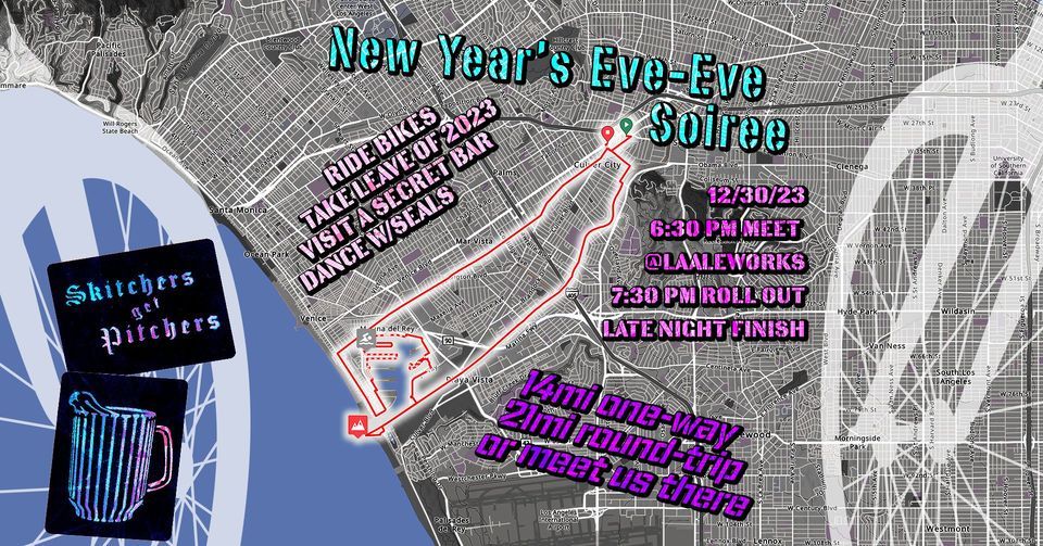 NYEE Bicycle Soiree Los Angeles Ale Works Culver City December 30