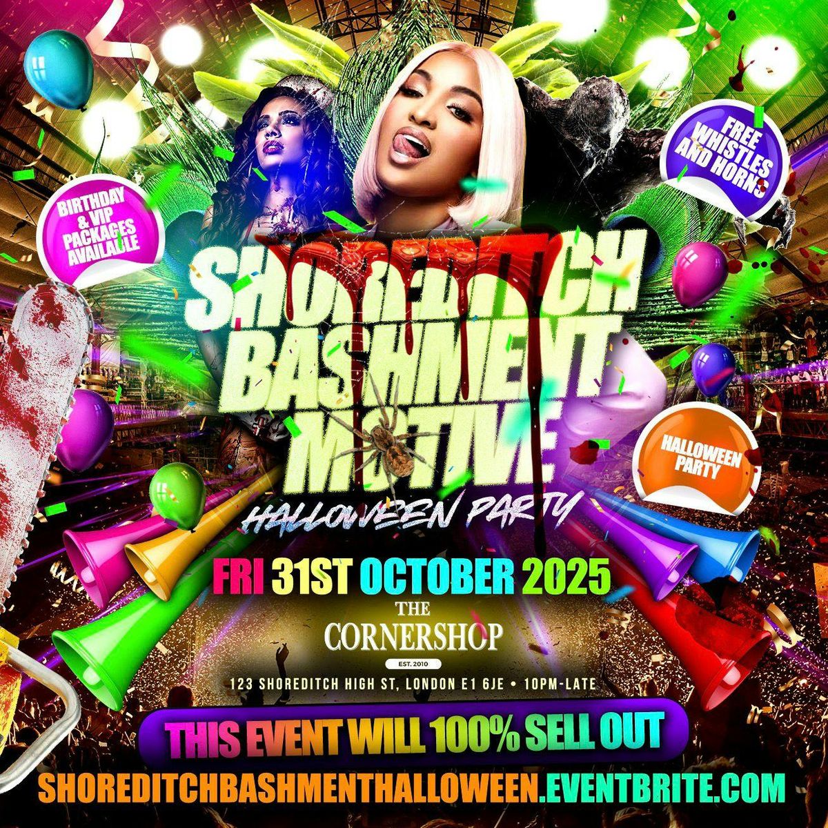 Shoreditch Bashment Party - Halloween Edition 