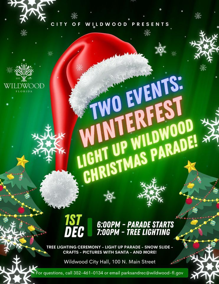 Winter Fest & Light Up Wildwood Christmas Parade Wildwood City Hall
