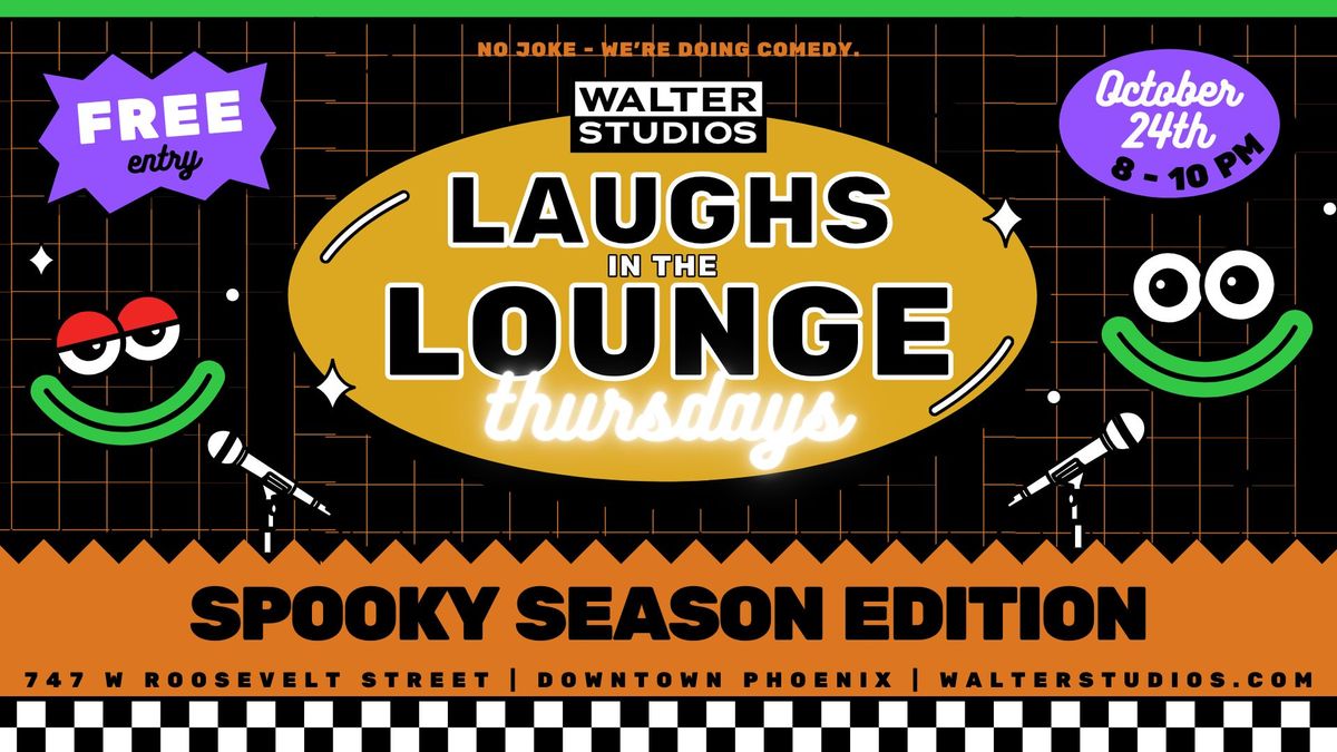 Laughs In The Lounge comedy Night - Spooky Season Edition