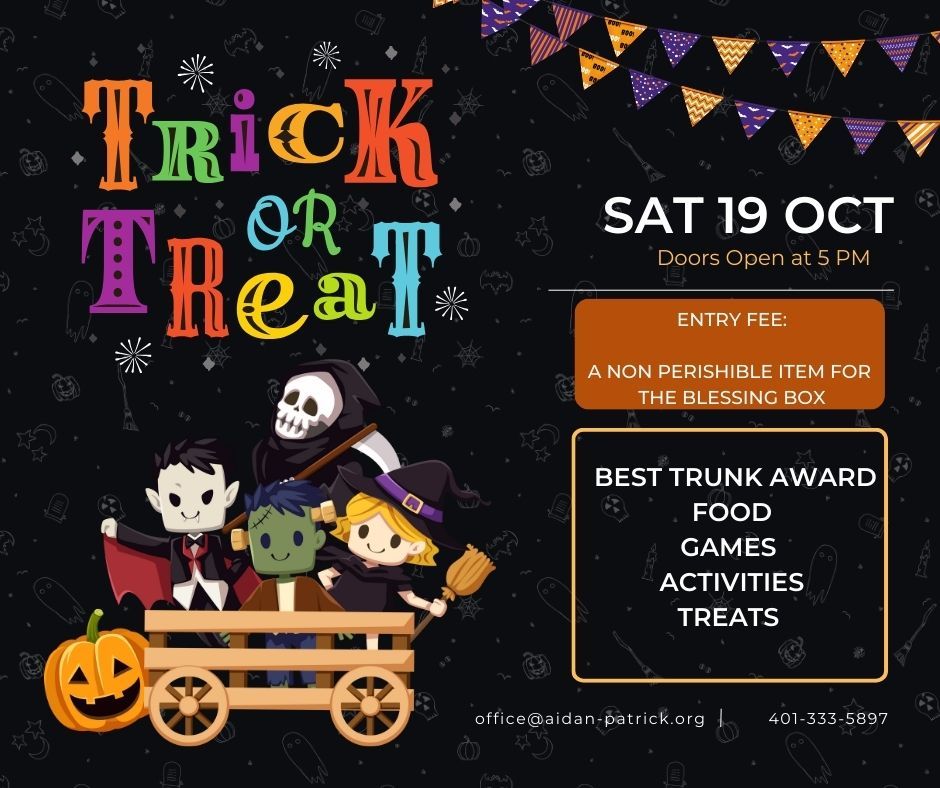 St. Aidan - St. Patrick Trunk or Treat 