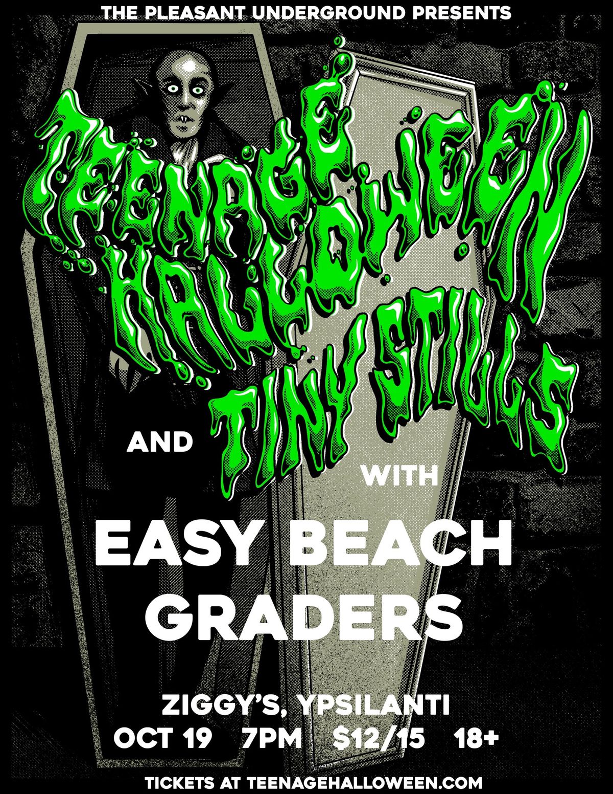 Teenage Halloween, Tiny Stills, Easy Beach, Graders @ Ziggy\u2019s