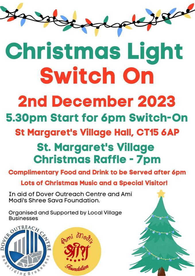 Christmas Light Switch On St. Margaret's Village Hall, Deal, EN