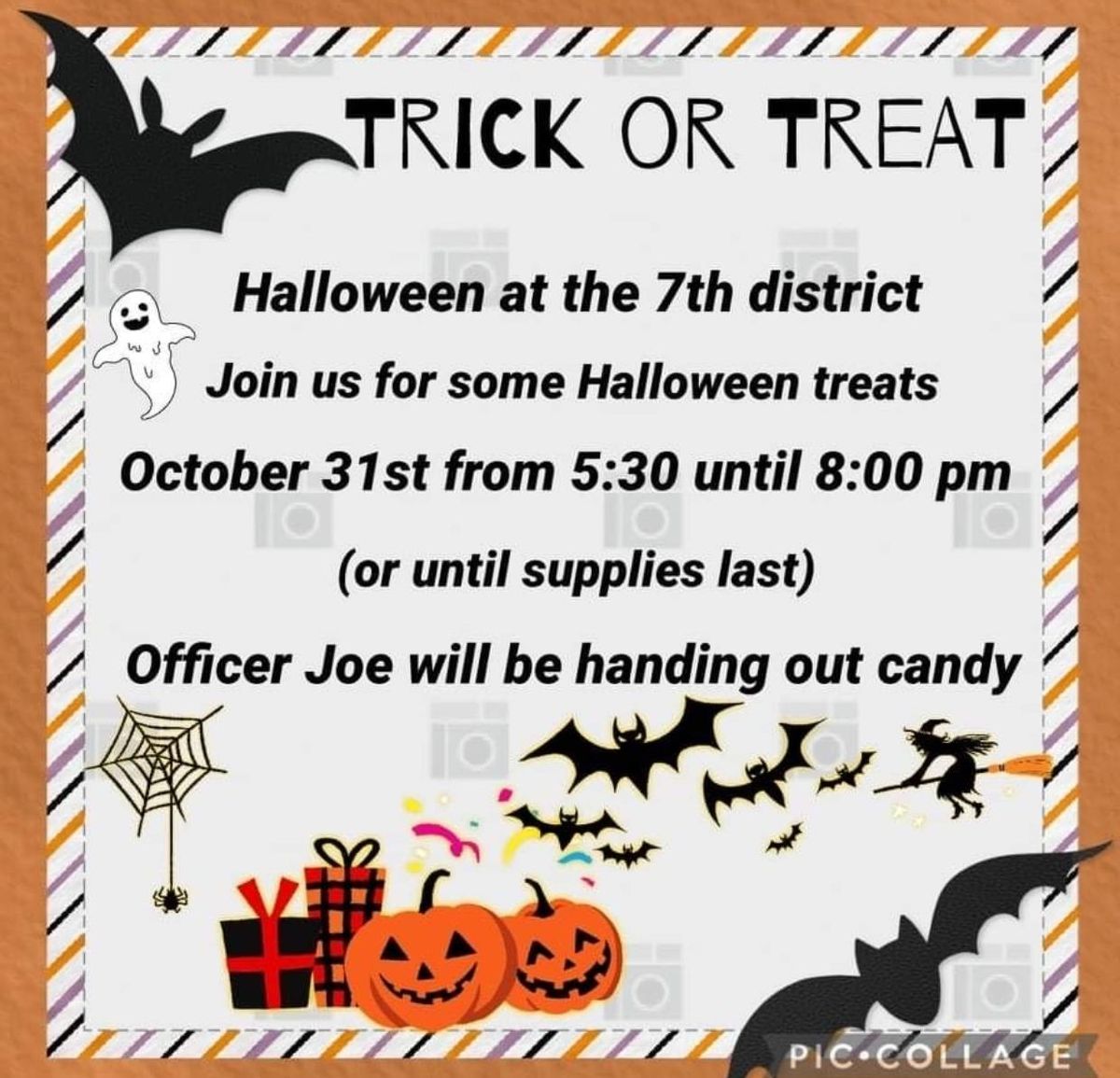 Trick or Treat at the 7th District