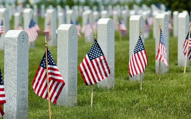 Memorial Day Flag Placement 