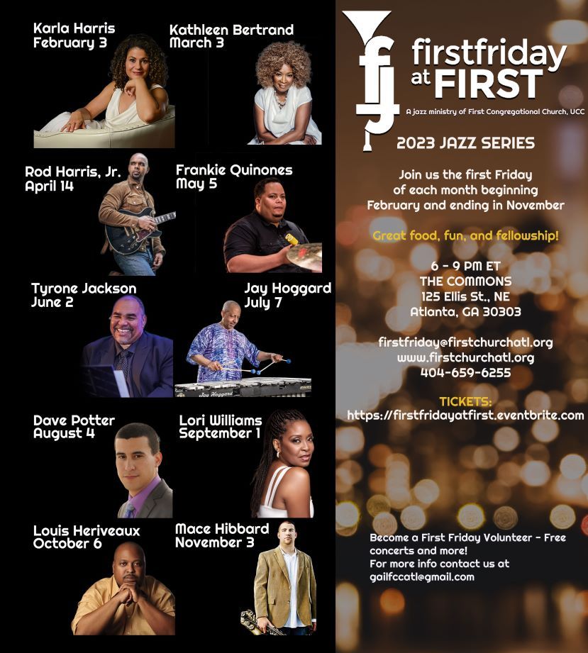"First Friday at First" presents 2023 Jazz Series