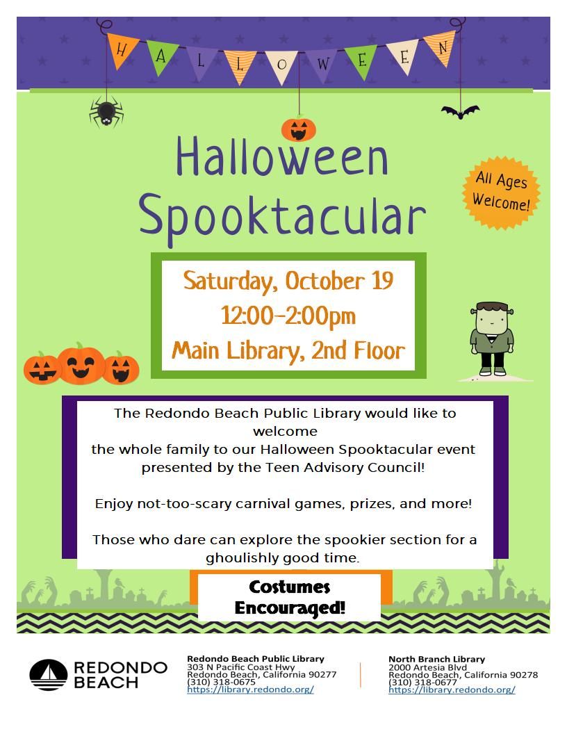 Halloween Spooktacular at Main Library