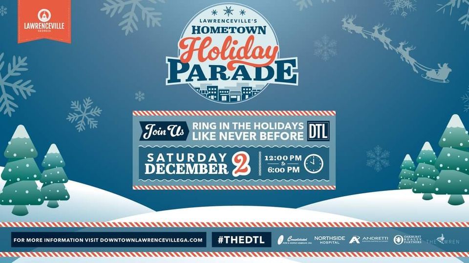 Hometown Holiday Parade in Downtown Lawrenceville Downtown