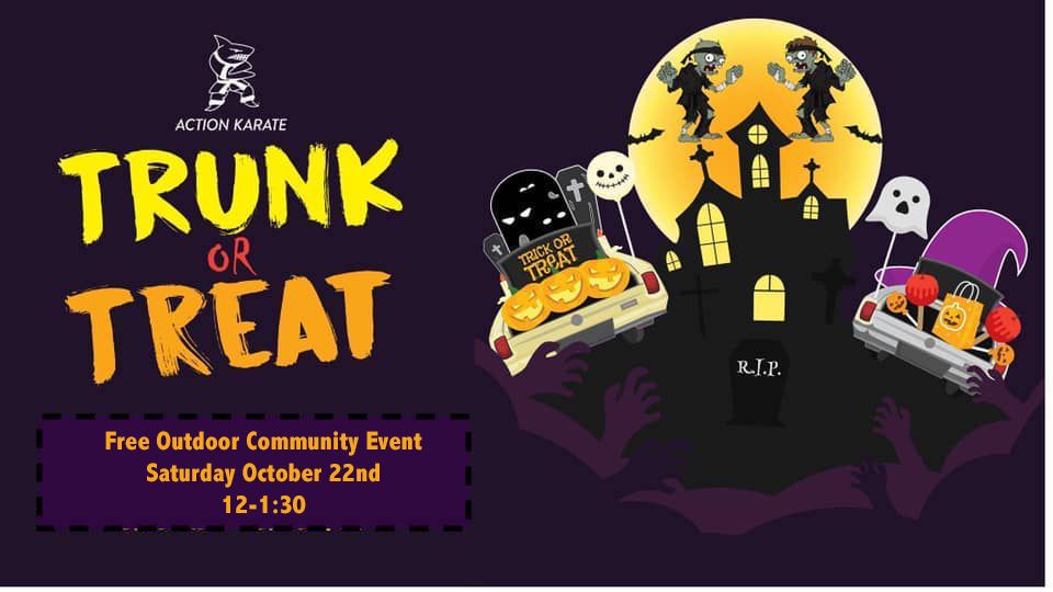 Trunk Or Treat For Kids Free Community Event Action Karate