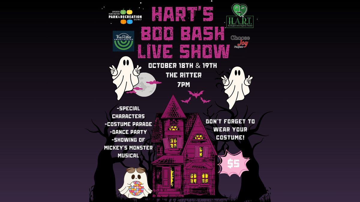 HART'S BOO BASH LIVE SHOW- FRI 10\/18