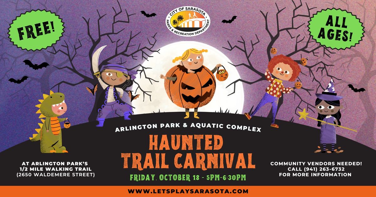 Free Haunted Trail Carnival at Arlington Park