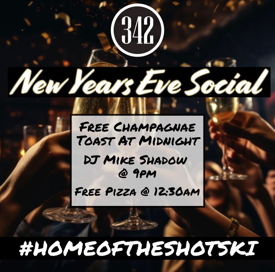 New Years Eve Social 342 Bar & Grill, Dearborn, MI December 31, 2023