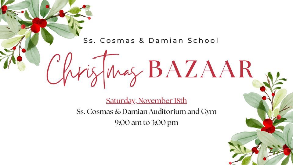 Ss. C.D. Christmas Bazaar Ss Cosmas & Damian Elementary School
